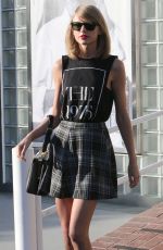 TAYLOR SWIFT Leaves a Studio in Los Angeles 2211