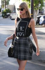 TAYLOR SWIFT Leaves a Studio in Los Angeles 2211