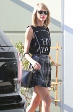 TAYLOR SWIFT Leaves a Studio in Los Angeles 2211