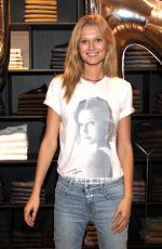 TONI GARRN at Streetwear Collection of Closed at Store Opening in Hamburg