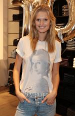 TONI GARRN at Streetwear Collection of Closed at Store Opening in Hamburg