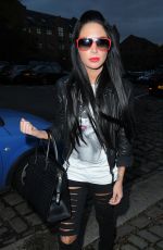 TULISA CONTOSTTAVLOS Arrives at Key 103 Radio in Manchester