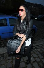 TULISA CONTOSTTAVLOS Arrives at Key 103 Radio in Manchester