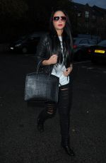 TULISA CONTOSTTAVLOS Arrives at Key 103 Radio in Manchester