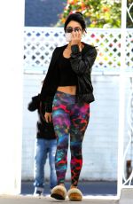 VANESSA HUDGENS Heading to Pilates Class in Los Angeles 2111