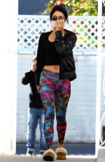 VANESSA HUDGENS Heading to Pilates Class in Los Angeles 2111