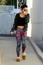 VANESSA HUDGENS Heading to Pilates Class in Los Angeles 2111
