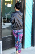 VANESSA HUDGENS Heading to Pilates Class in Los Angeles 2111