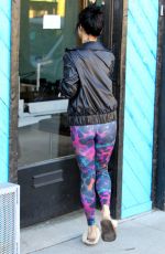 VANESSA HUDGENS Heading to Pilates Class in Los Angeles 2111