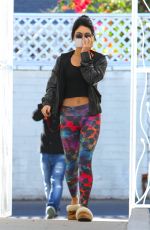 VANESSA HUDGENS Heading to Pilates Class in Los Angeles 2111