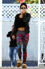 VANESSA HUDGENS Heading to Pilates Class in Los Angeles 2111