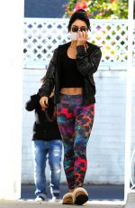 VANESSA HUDGENS Heading to Pilates Class in Los Angeles 2111