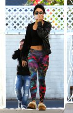 VANESSA HUDGENS Heading to Pilates Class in Los Angeles 2111