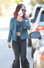 VANESSA HUDGENS in Tights Out and About in Studio City 2011