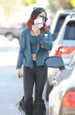 VANESSA HUDGENS in Tights Out and About in Studio City 2011