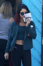 VANESSA HUDGENS in Tights Out and About in Studio City 2011