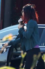 VANESSA HUDGENS in Tights Out and About in Studio City 2011