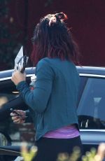 VANESSA HUDGENS in Tights Out and About in Studio City 2011