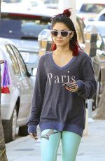 VANESSA HUDGENS Leaves a Gym in Los Angeles 0411