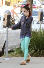 VANESSA HUDGENS Leaves a Gym in Los Angeles 0411