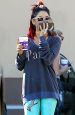 VANESSA HUDGENS Leaves a Gym in Los Angeles 0411