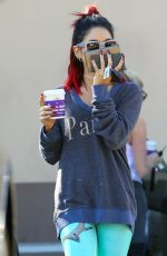 VANESSA HUDGENS Leaves a Gym in Los Angeles 0411