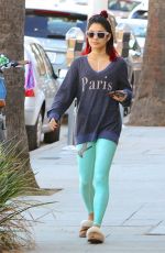 VANESSA HUDGENS Leaves a Gym in Los Angeles 0411