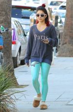 VANESSA HUDGENS Leaves a Gym in Los Angeles 0411