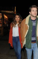 VANESSA WHITE Arrives at Winter Wonderland in London