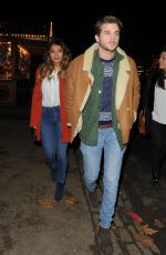 VANESSA WHITE Arrives at Winter Wonderland in London