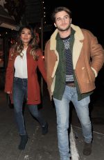 VANESSA WHITE Arrives at Winter Wonderland in London
