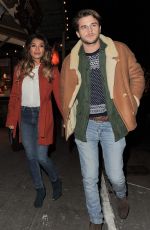 VANESSA WHITE Arrives at Winter Wonderland in London