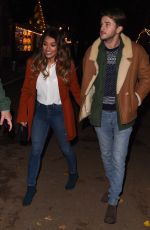 VANESSA WHITE Arrives at Winter Wonderland in London