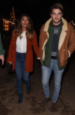 VANESSA WHITE Arrives at Winter Wonderland in London
