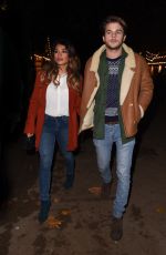 VANESSA WHITE Arrives at Winter Wonderland in London