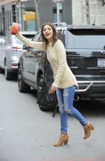 VICTORIA JUSTICE in Ripped Jeans Out and About in Brooklyn