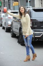 VICTORIA JUSTICE in Ripped Jeans Out and About in Brooklyn