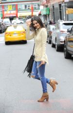 VICTORIA JUSTICE in Ripped Jeans Out and About in Brooklyn