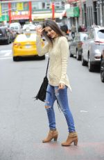 VICTORIA JUSTICE in Ripped Jeans Out and About in Brooklyn
