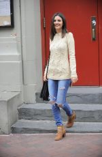 VICTORIA JUSTICE in Ripped Jeans Out and About in Brooklyn