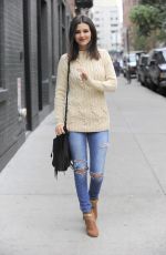 VICTORIA JUSTICE in Ripped Jeans Out and About in Brooklyn