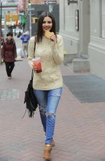 VICTORIA JUSTICE in Ripped Jeans Out and About in Brooklyn