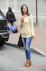 VICTORIA JUSTICE in Ripped Jeans Out and About in Brooklyn