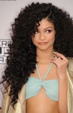 ZENDAYA COLEMAN at 2014 American Music Awards in Los Angeles