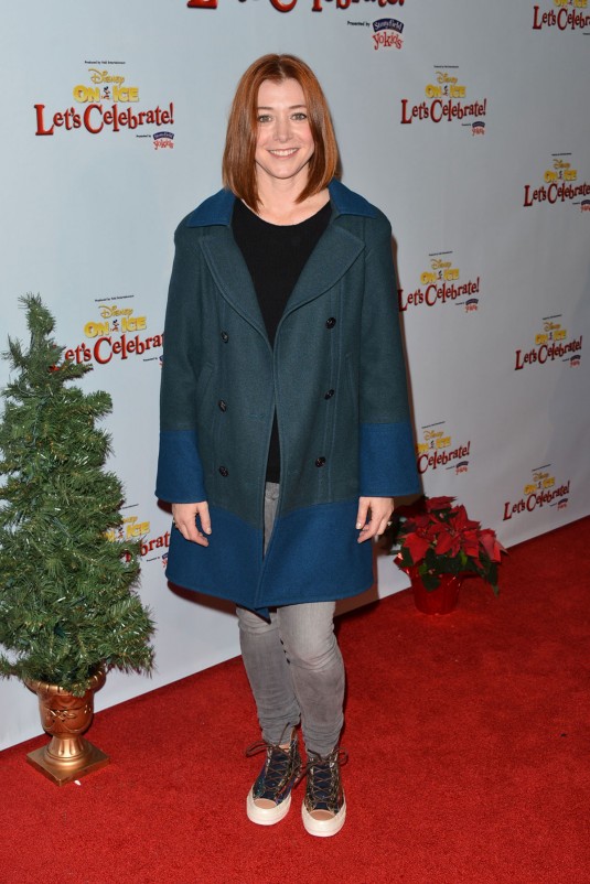 ALYSON HANNIGAN at Disney on Ice Presents Lets Celebrate! in Los Angeles ALYSON HANNIGAN at Disney on Ice Presents Lets Celebrate!