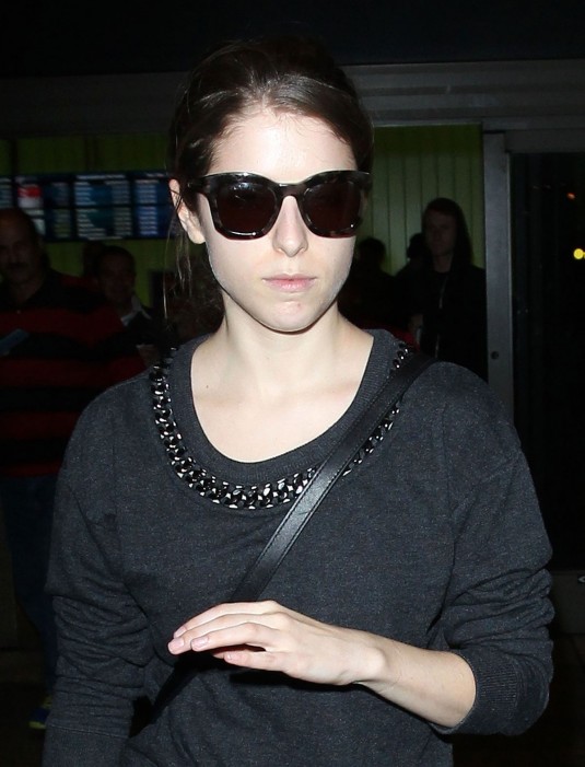 ANNA KENDRICK at LAX Airport