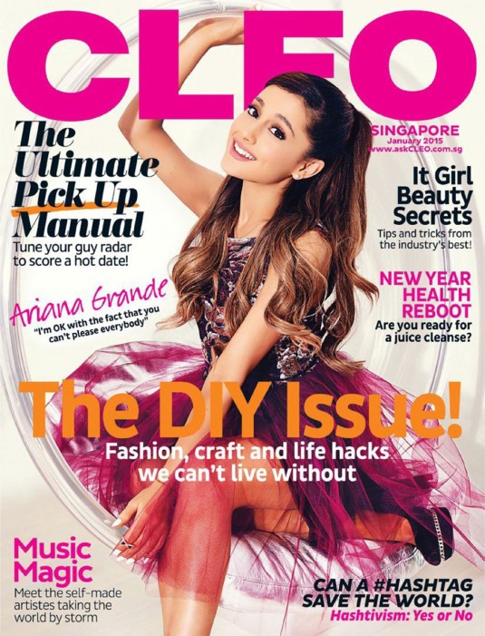 ARIANA GRANDE in Cleo Magazine