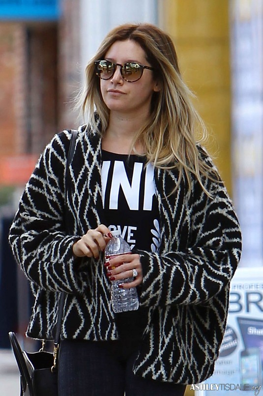 ASHLEY TISDALE Out in Studio City