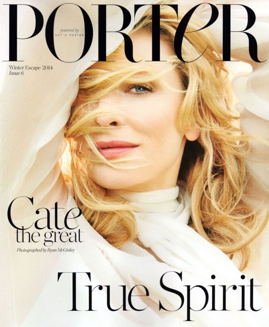 CATE BLANCHETT in Porter Magazine