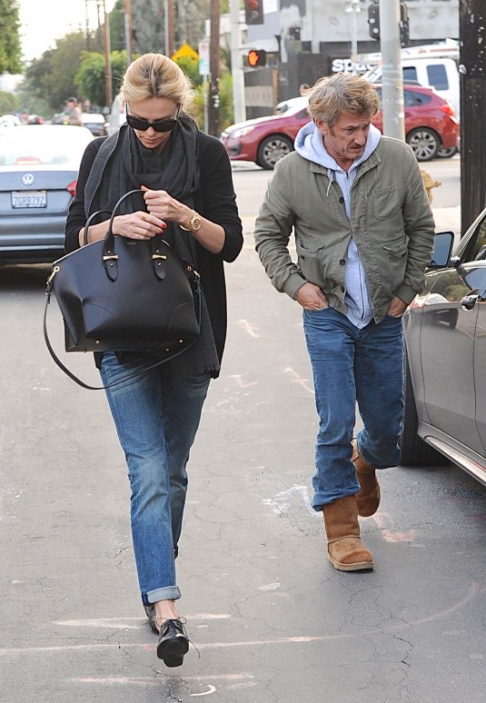 CHARLIZE THERON and Sean Penn Out and About in LosA Angeles CHARLIZE THERON and Sean Penn